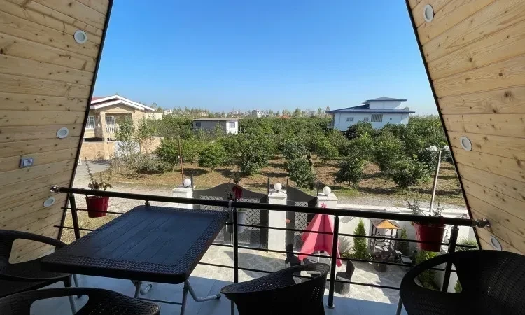 کلبه مدرن با استخر سرپوشیده در رامسر