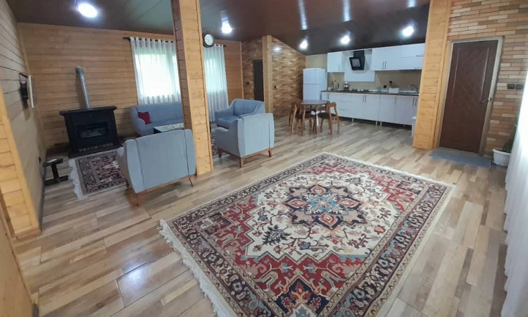 کلبه چوبی استخردار طبیعت رامسر