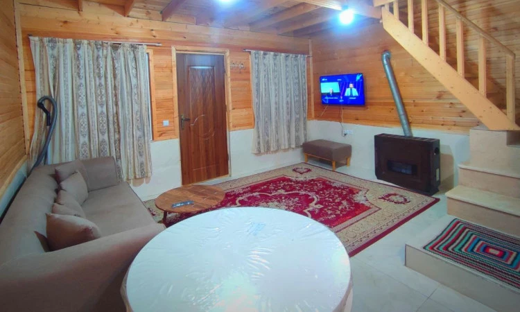 کلبه چوبی روستایی عبدالاه ماسال