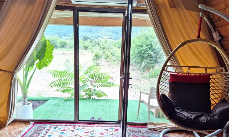 کلبه سوئیسی چوبی روستایی محبت ماسال