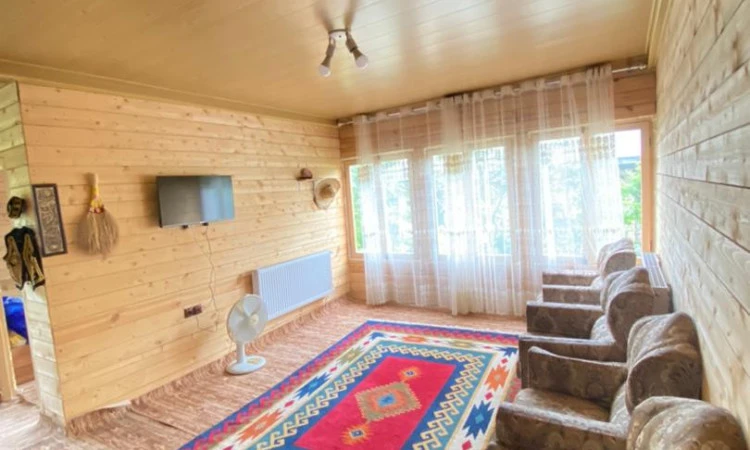کلبه چوبی روستایی میثم ماسال